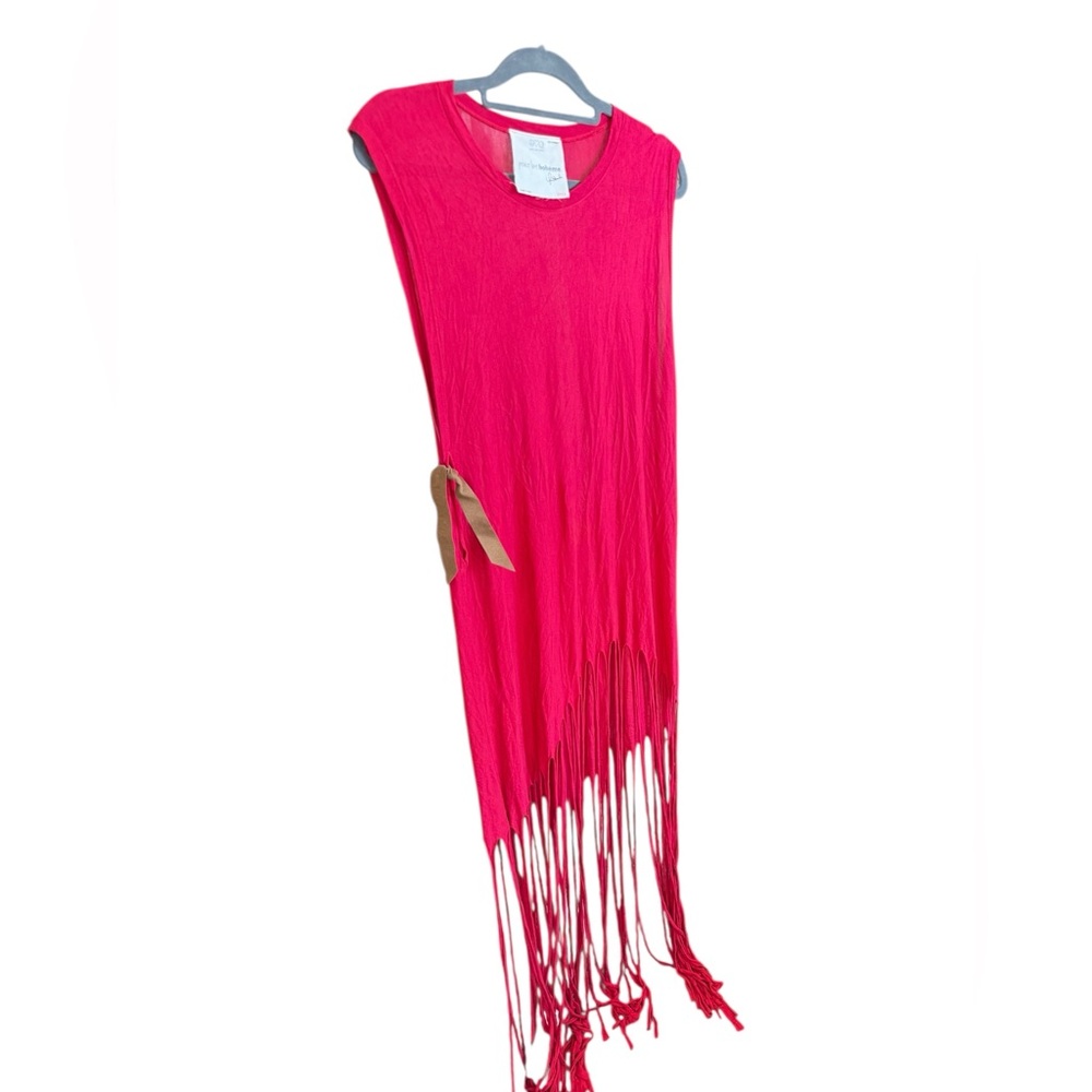 Peace Love World Burgundy Maxi Cotton Beach Dress